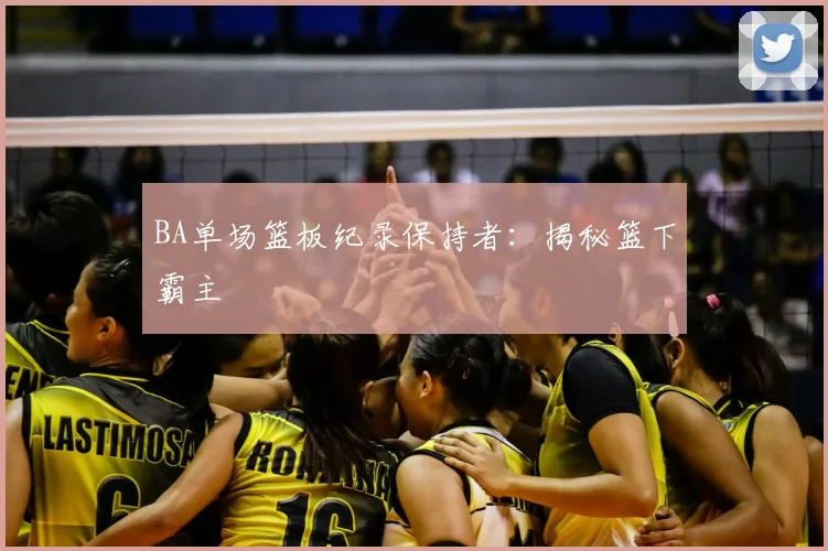 BA单场篮板纪录保持者：揭秘篮下霸主